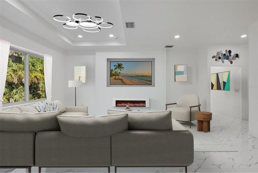 Furnished interior view inside a new home in , Punta Gorda (Image 45). Furnished interior view inside a new home in , Punta Gorda (Image 45).