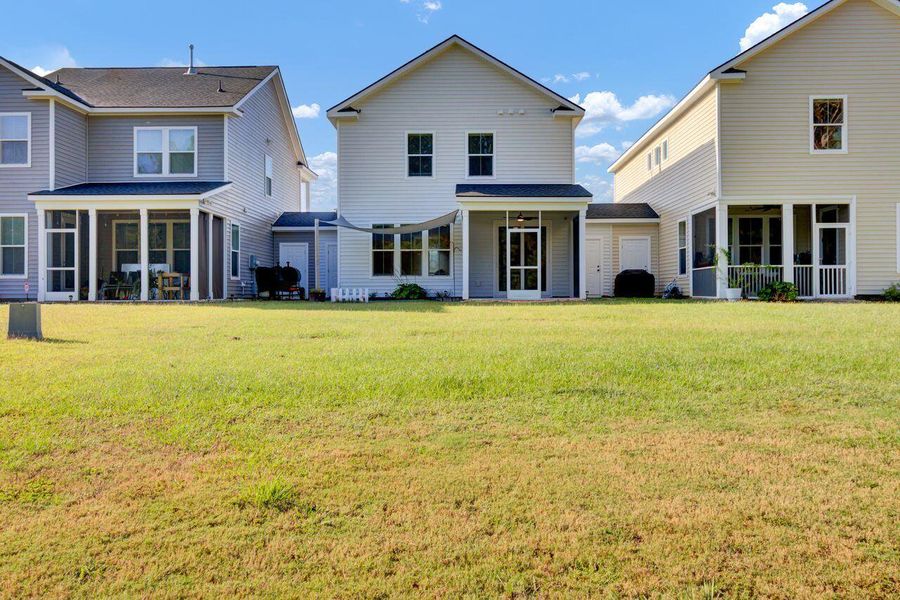 Exterior details and patio area of a home in , Goose Creek (Image 25).