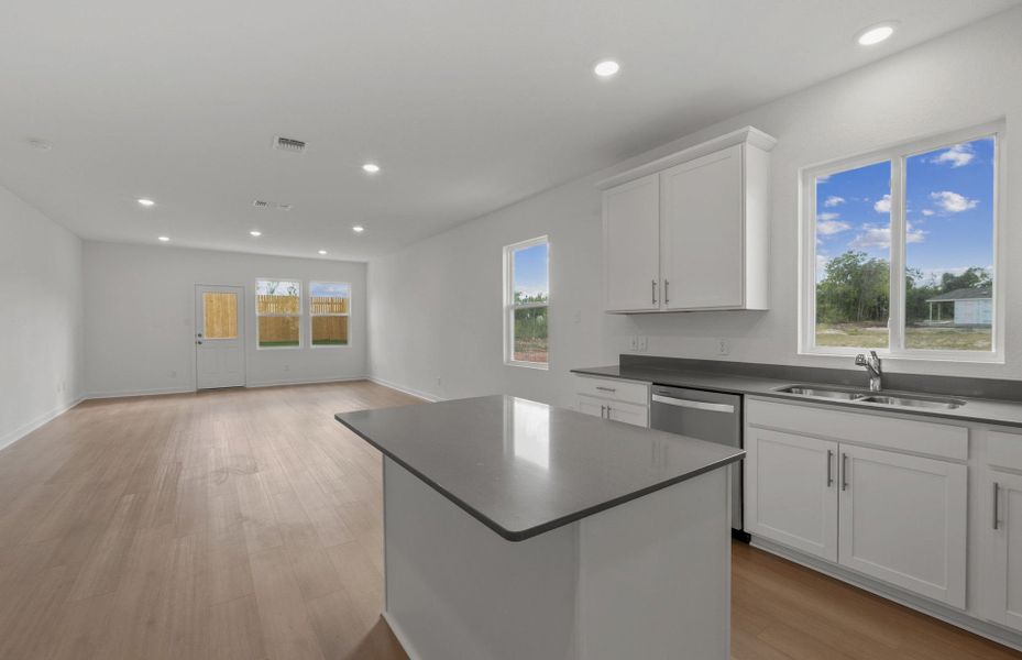 Furnished interior view inside a new home in County View, Temple (Image 11).