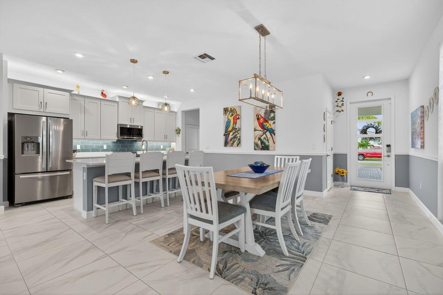 Furnished interior view inside a new home in , Port St. Lucie (Image 38).