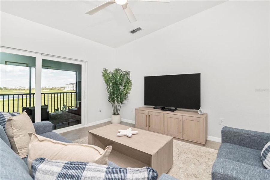 Furnished interior view inside a new home in , Venice (Image 33).