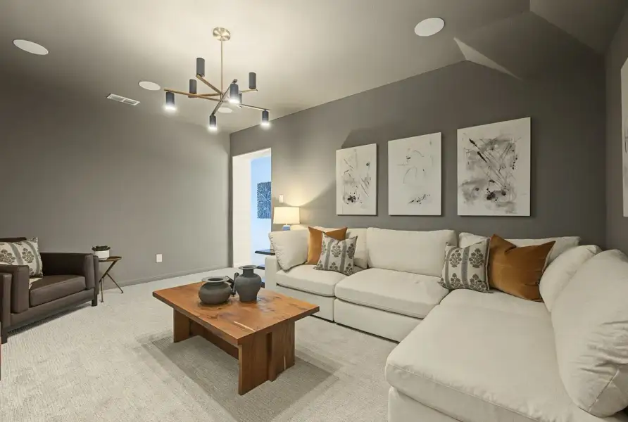 Furnished interior view inside a new home in Leonard Trails, Anna (Image 30).