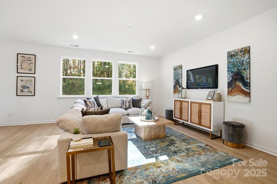 Furnished interior view inside a new home in Bellina, York (Image 14).