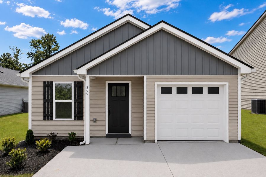 Representative exterior photo of a completed home built from the Yale by Enchanted Homes in Arcadia Village, Spartanburg, SC (Image 15). Representative exterior photo of a completed home built from the Yale by Enchanted Homes in Arcadia Village, Spartanburg, SC (Image 15).