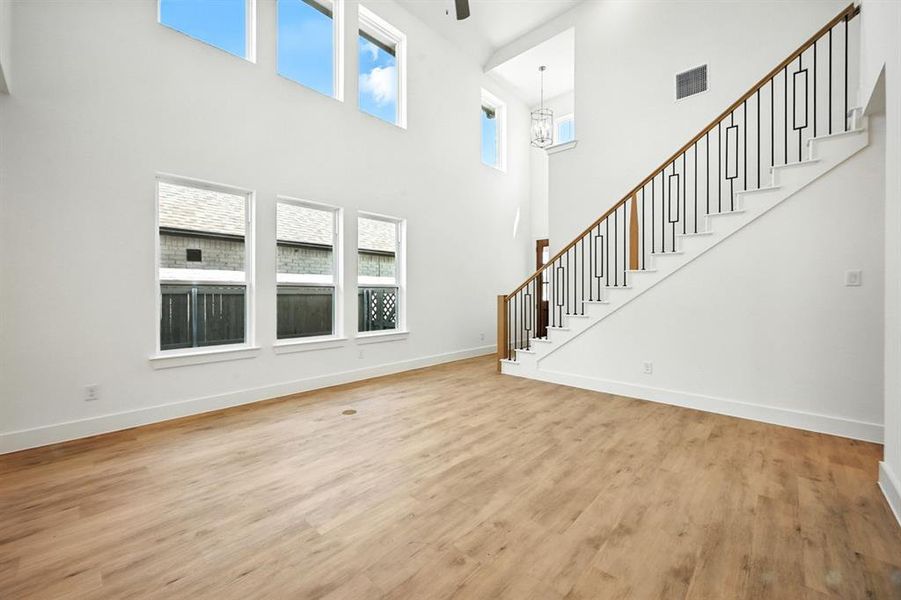 Spacious, unfurnished interior of a new home in Pecan Square: 40ft. lots, Northlake (Image 20). Spacious, unfurnished interior of a new home in Pecan Square: 40ft. lots, Northlake (Image 20).