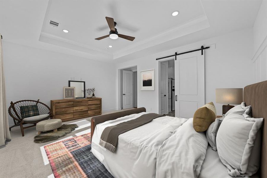 Furnished interior view inside a new home in Heath Golf & Yacht Estates, Heath (Image 5).