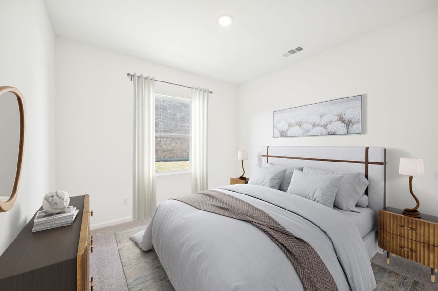 Representative furnished interior of a home built from the Firefly by Starlight Homes in Noble Ridge, Howe (Image 12).