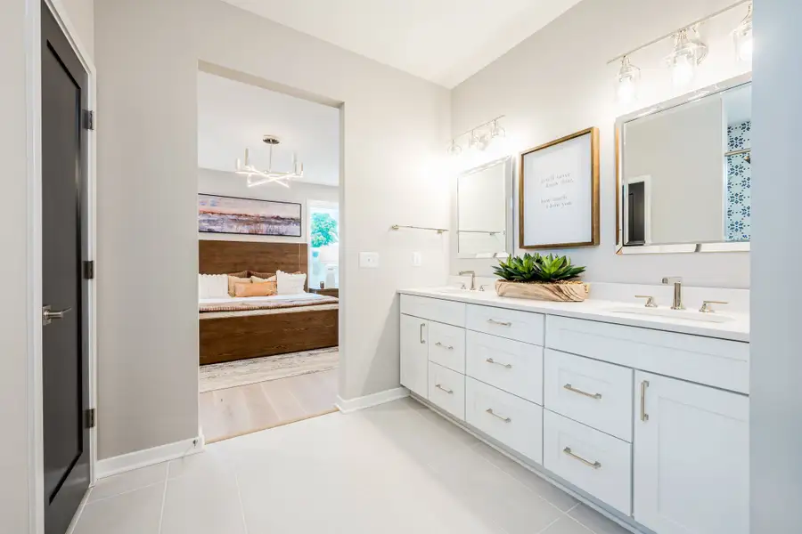 Representative furnished interior of a home built from the Olive by Fischer Homes in Leeland Farms, Fuquay Varina (Image 20).