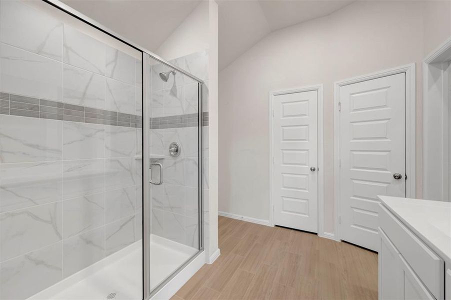 Furnished interior view inside a new home in Mobberly Farms, Pilot Point (Image 12).