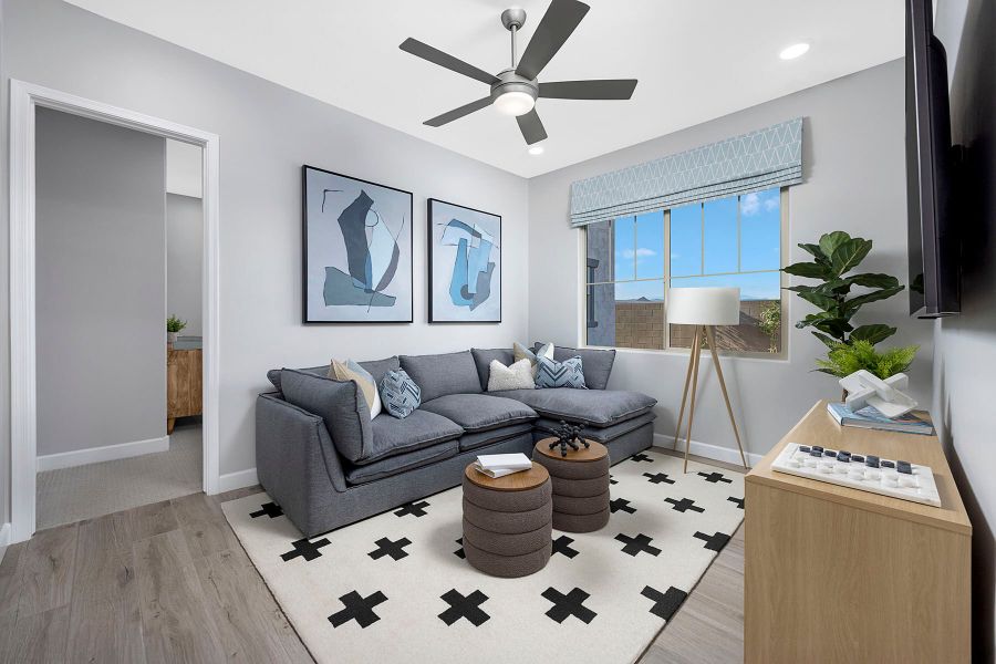 Representative furnished interior of a home built from the Violet by Mattamy Homes in White Tank Vistas, Waddell (Image 17).