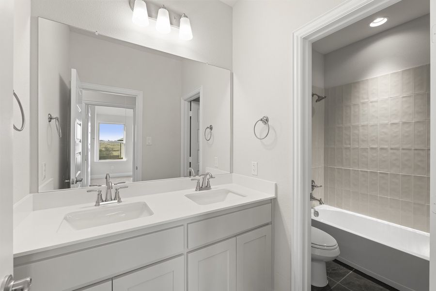 Representative furnished interior of a home built from the Kerrville by Windsor Homes in Anna Town Square, Anna (Image 16).