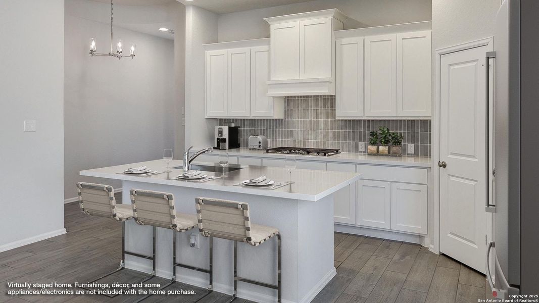 Furnished interior view inside a new home in Ladera 40', San Antonio (Image 16). Furnished interior view inside a new home in Ladera 40', San Antonio (Image 16).