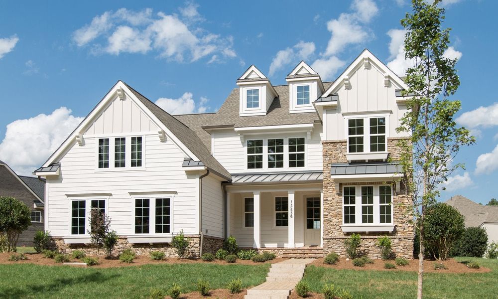 Representative exterior photo of a completed home built from the Huntley by Classica Homes in Riverchase Estates, Lancaster, SC (Image 26).