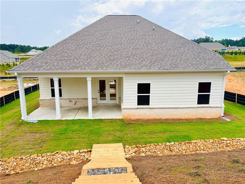 Exterior details and patio area of a home in , Villa Rica (Image 3). Exterior details and patio area of a home in , Villa Rica (Image 3).