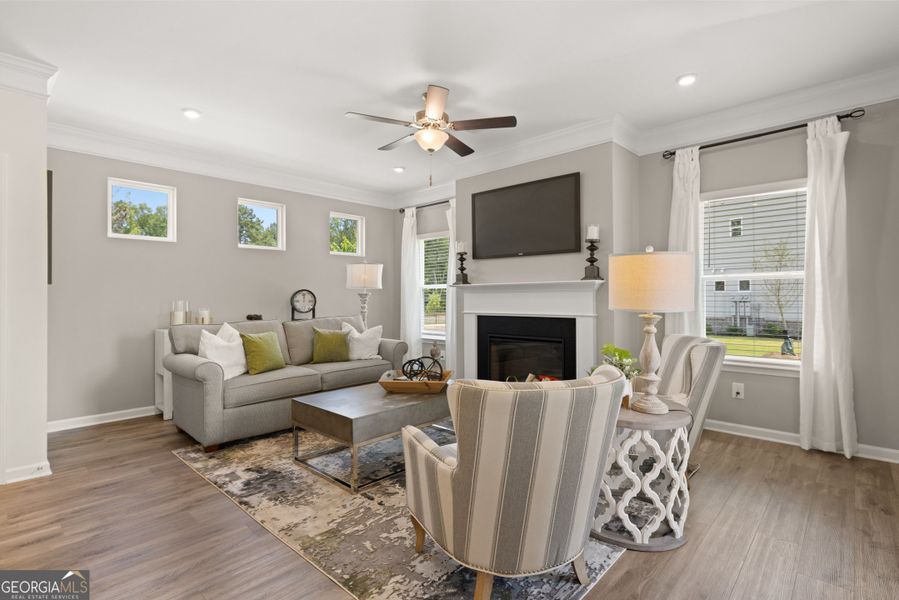 Furnished interior view inside a new home in Trellis Park, Hampton (Image 16).