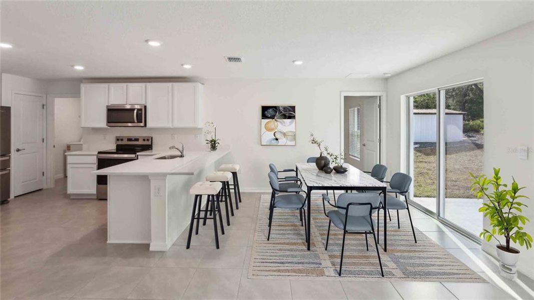 Furnished interior view inside a new home in Triumph South, Wildwood (Image 8). Furnished interior view inside a new home in Triumph South, Wildwood (Image 8).