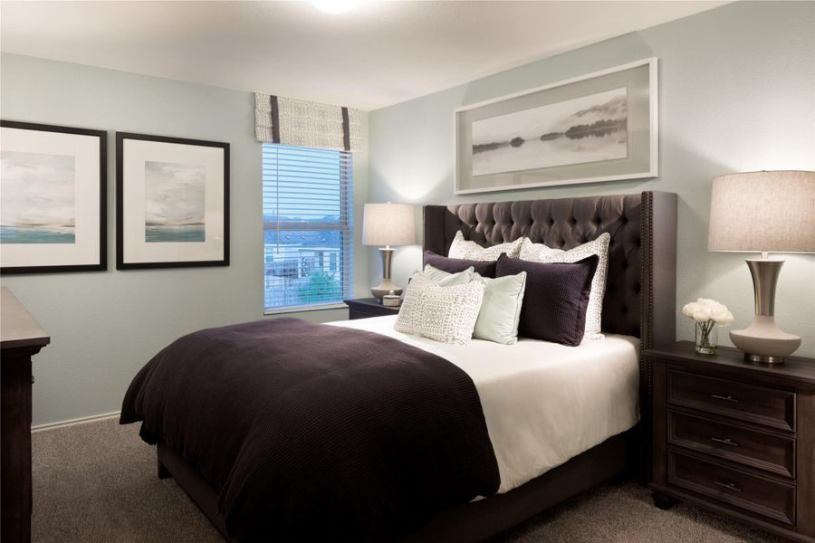 Furnished interior view inside a new home in Meadowlark Preserve, Pflugerville (Image 5).