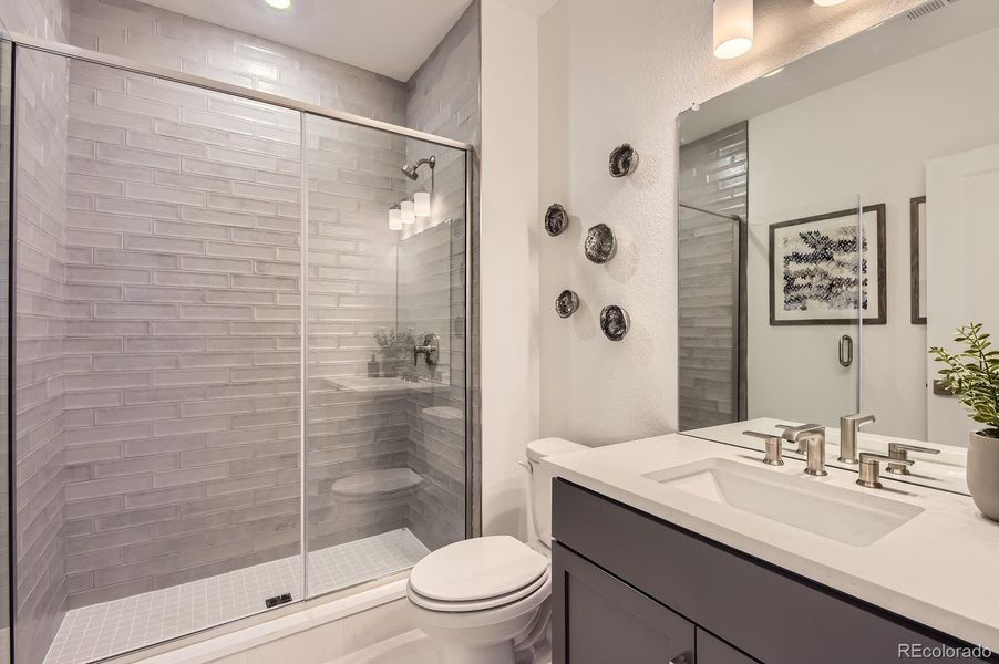 Furnished interior view inside a new home in , Parker (Image 39).