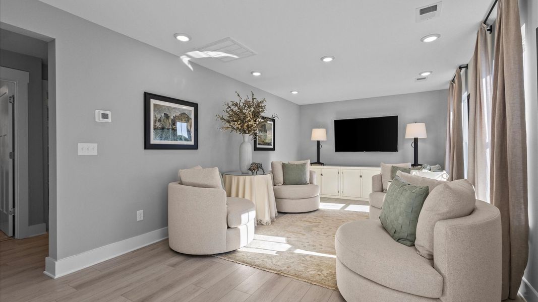 Furnished interior view inside a new home in Essex Village, Franklinton (Image 11). Furnished interior view inside a new home in Essex Village, Franklinton (Image 11).