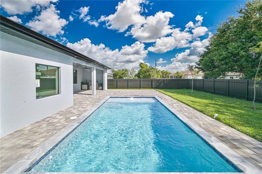 Exterior details and patio area of a home in , Cape Coral (Image 24). Exterior details and patio area of a home in , Cape Coral (Image 24).