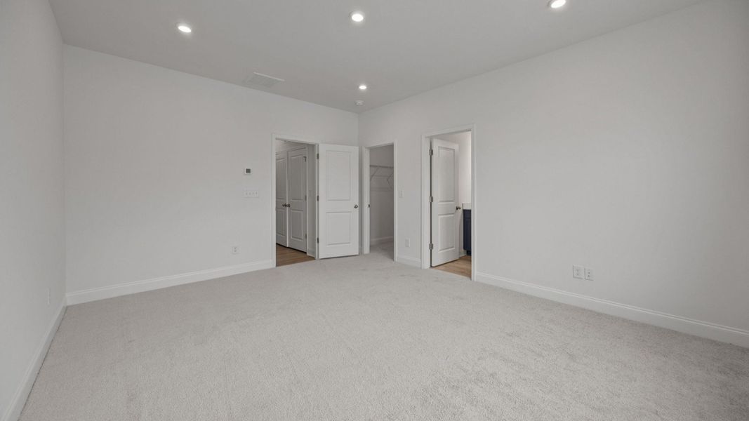 The Landon Plan in River District by DBR Homes in Charlotte, N.C - Primary Bedroom The Landon Plan in River District by DBR Homes in Charlotte, N.C - Primary Bedroom