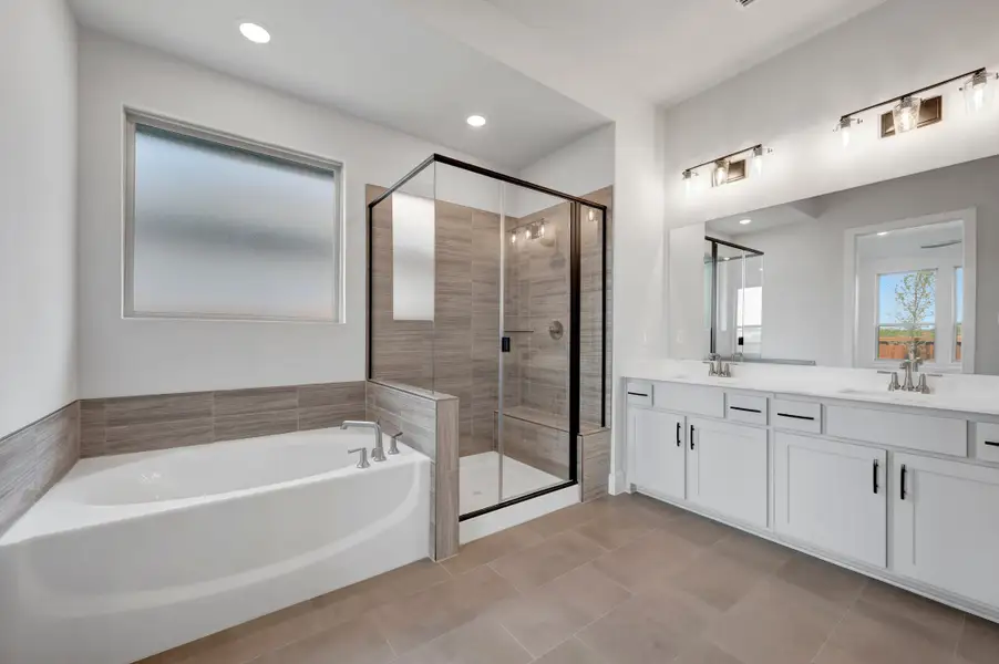 Furnished interior view inside a new home in LaPrelle, Fort Worth (Image 10).
