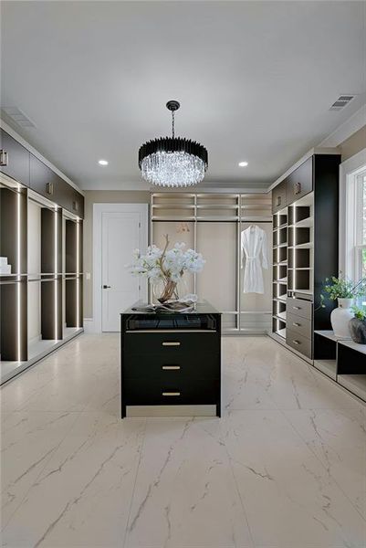 Furnished interior view inside a new home in , Monroe (Image 88).