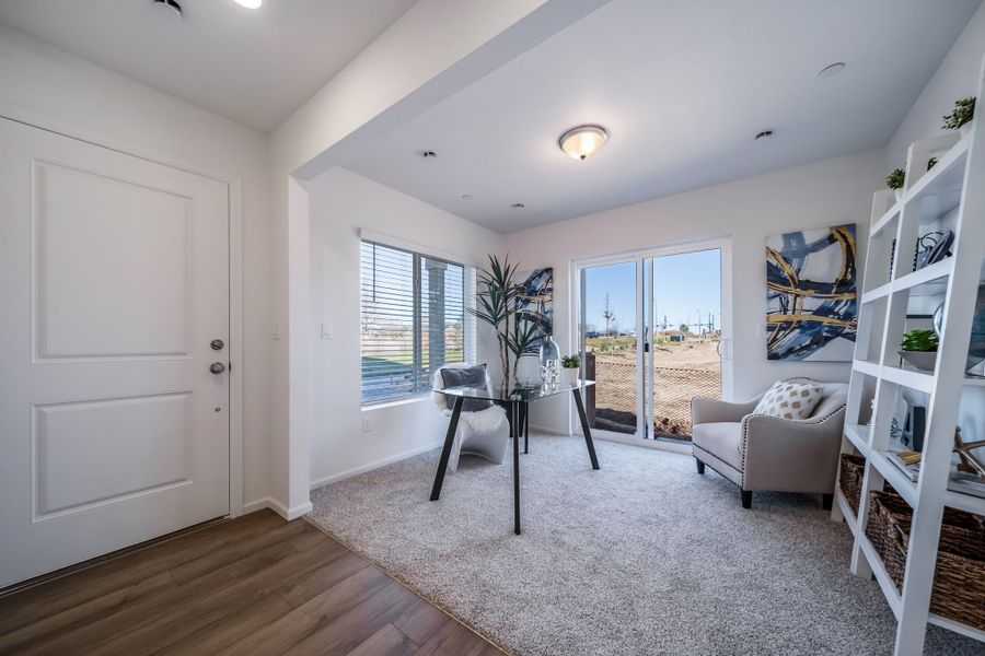 Furnished interior view inside a new home in Banning Lewis Ranch - New Homes Colorado Springs, Colorado Springs (Image 16).