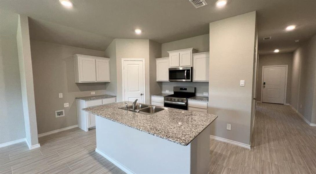 Furnished interior view inside a new home in Rosewood at Beltmill, Fort Worth (Image 4).
