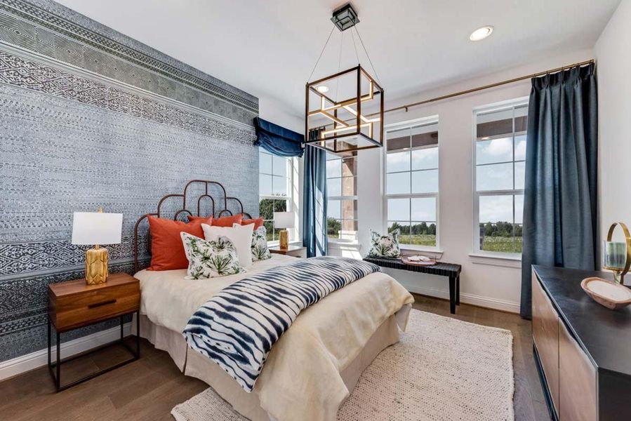 Furnished interior view inside a new home in Justin Crossing, Justin (Image 18).