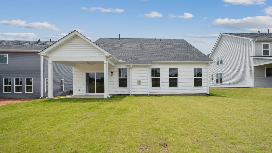 Covered Porch of The Cooper 3 Design by DRB Homes