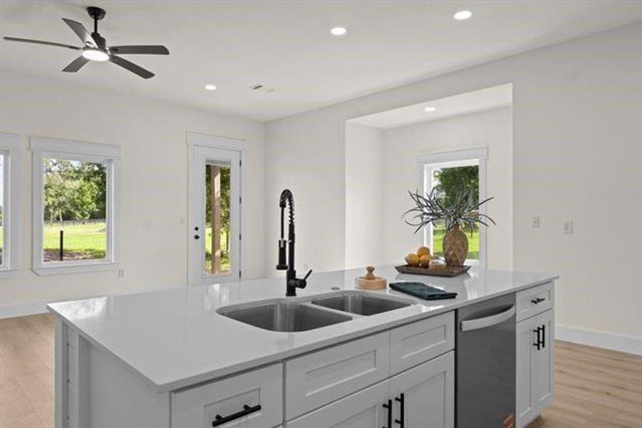 Furnished interior view inside a new home in , Orange (Image 6). Furnished interior view inside a new home in , Orange (Image 6).