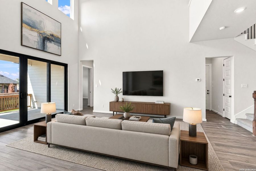 Furnished interior view inside a new home in Windsong, Boerne (Image 10).