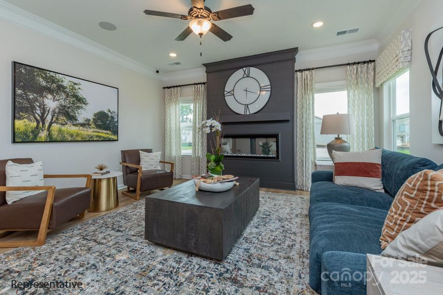 Furnished interior view inside a new home in Winecoff, Salisbury (Image 3).