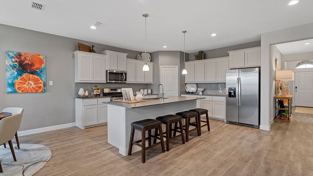 Furnished interior view inside a new home in Morningstar, Aledo (Image 4).