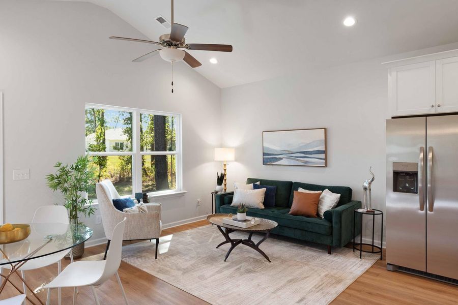 Furnished interior view inside a new home in , North Charleston (Image 14).