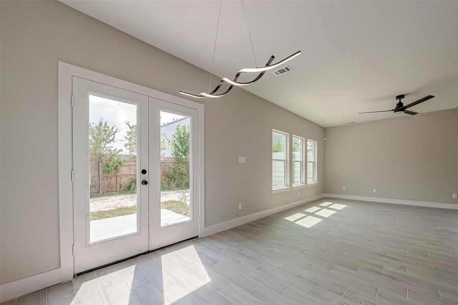 Spacious, unfurnished interior of a new home in , Houston (Image 19). Spacious, unfurnished interior of a new home in , Houston (Image 19).