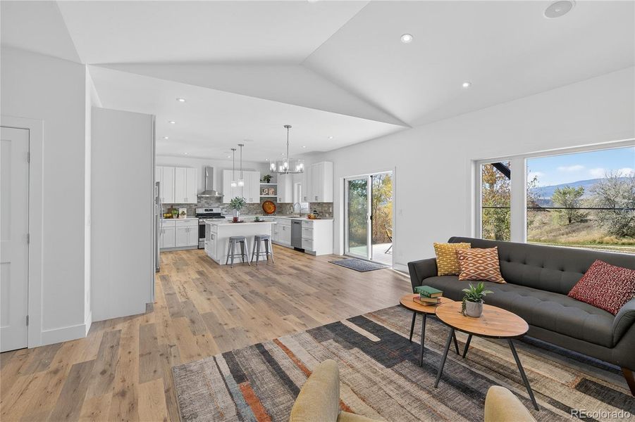 Furnished interior view inside a new home in , Silt (Image 7).