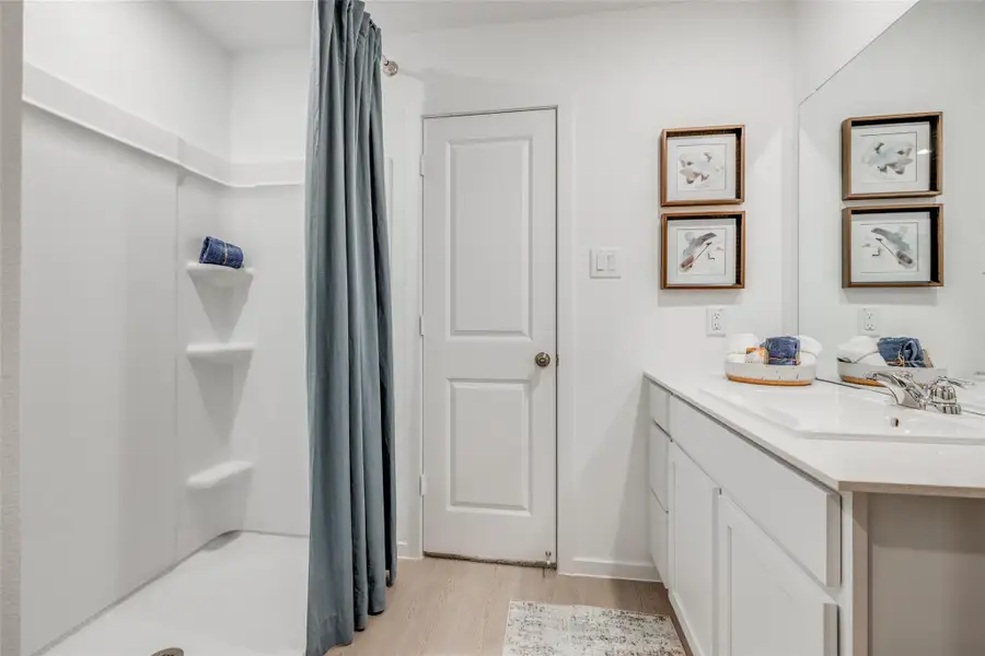 Pics are not of actual home.  They are a representative of a home of the same floor plan