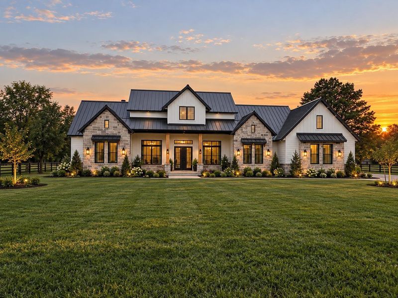 Front exterior of a new home in , Montgomery, TX, highlighting curb appeal (Image 13).