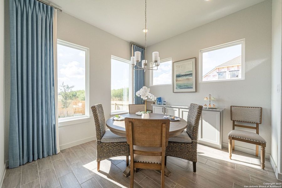Furnished interior view inside a new home in Rhine Valley, Schertz (Image 13).
