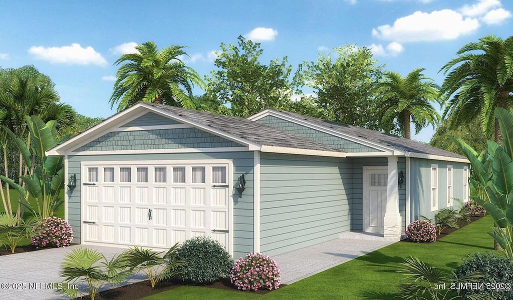 Front exterior of a new home in , Jacksonville, FL, highlighting curb appeal (Image 1). Front exterior of a new home in , Jacksonville, FL, highlighting curb appeal (Image 1).