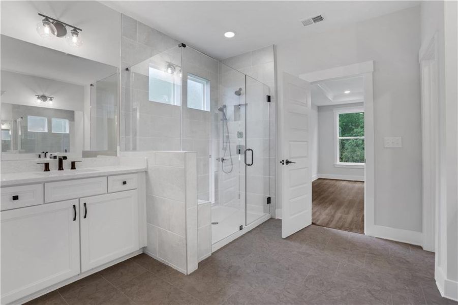 Furnished interior view inside a new home in Arbor West, Dawsonville (Image 15).