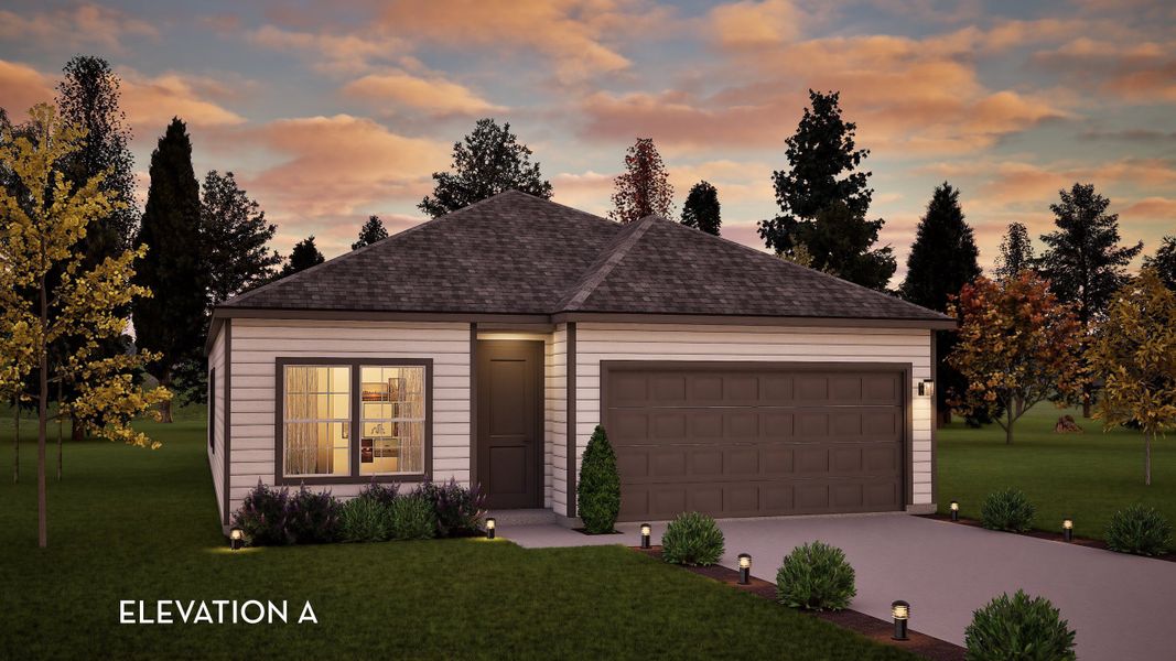 Front exterior of a new home in McCain's Station, Gallatin, TN, highlighting curb appeal (Image 1). Front exterior of a new home in McCain's Station, Gallatin, TN, highlighting curb appeal (Image 1).