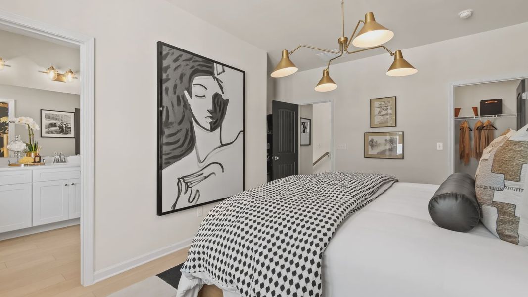 Furnished interior view inside a new home in Silverock, McDonough (Image 32).