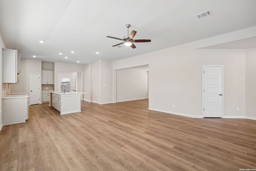 Spacious, unfurnished interior of a new home in Arcadia Ridge - Premier Series, San Antonio (Image 38). Spacious, unfurnished interior of a new home in Arcadia Ridge - Premier Series, San Antonio (Image 38).