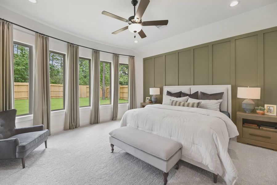Furnished interior view inside a new home in Evergreen, Fulshear (Image 8).