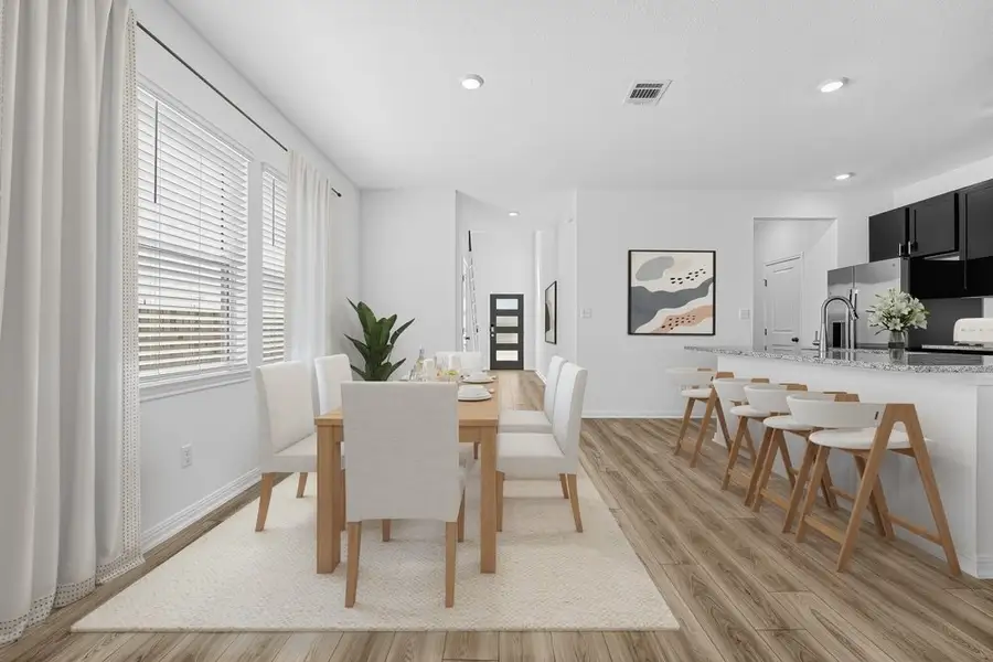 Furnished interior view inside a new home in Sunfield, Buda (Image 12).