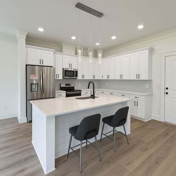 Furnished interior view inside a new home in , North Charleston (Image 5).