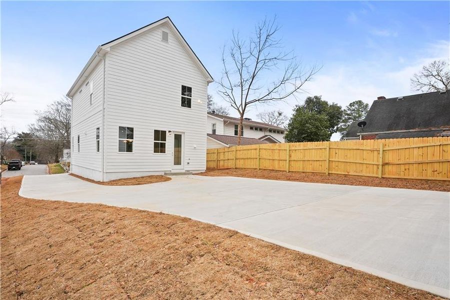 Exterior details and patio area of a home in , Atlanta (Image 3).